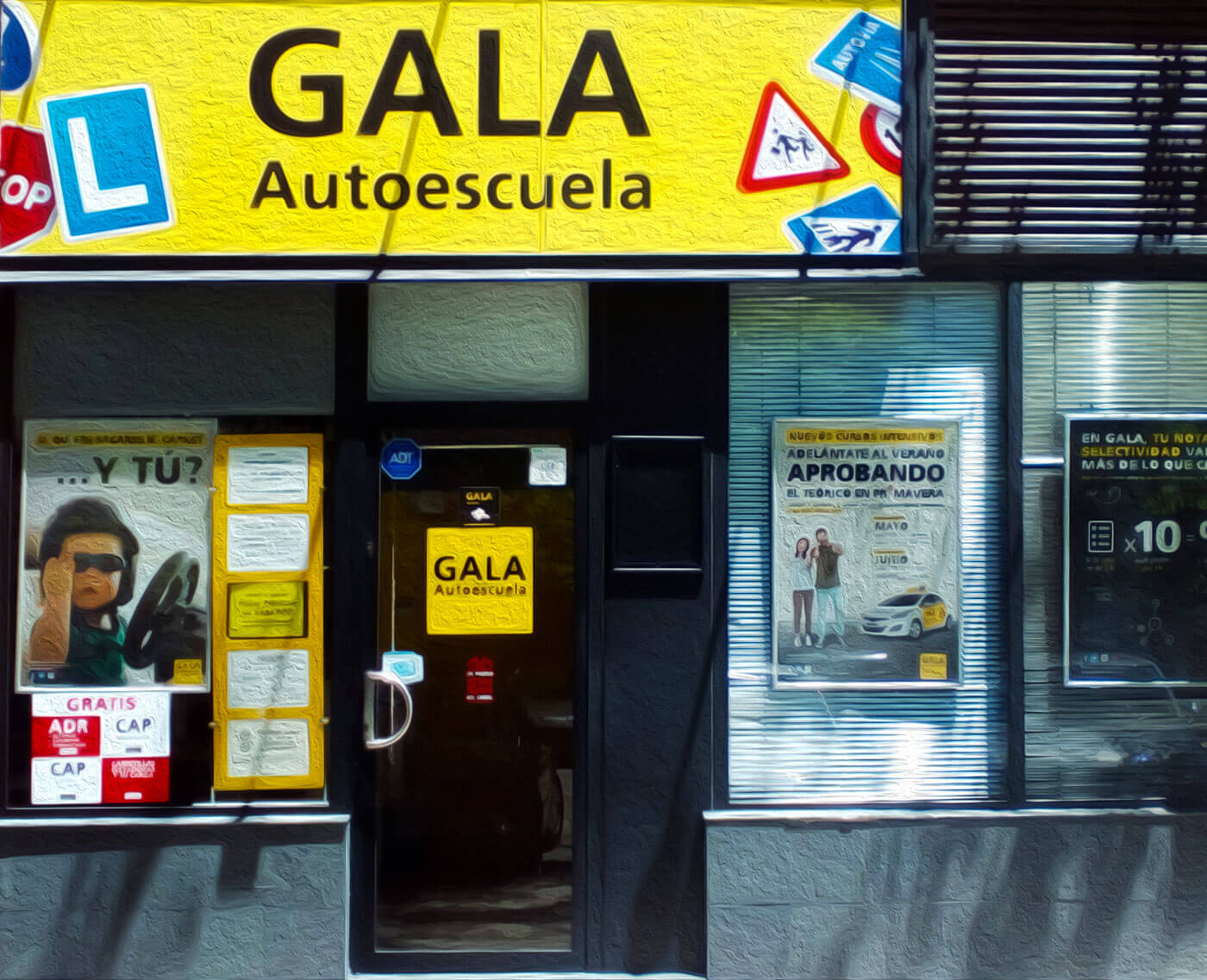 Fachada-Montecarmelo-Autoescuela-Gala