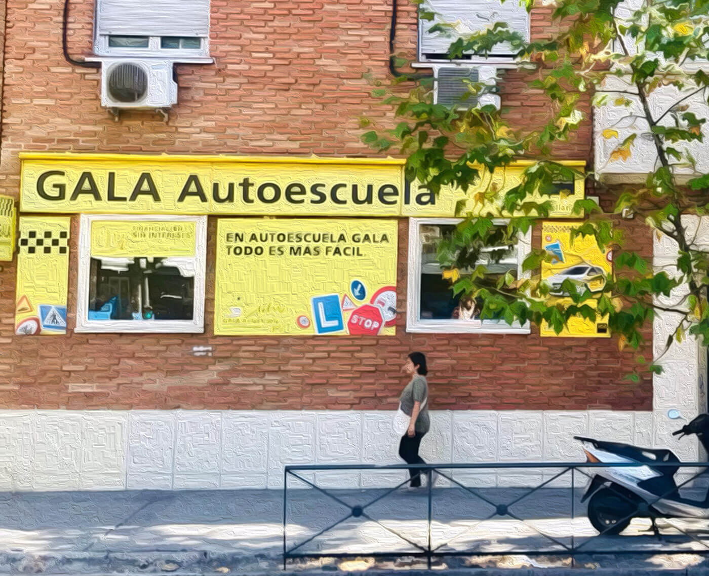 Fachada-Paseo-Castellana-Autoescuela-Gala