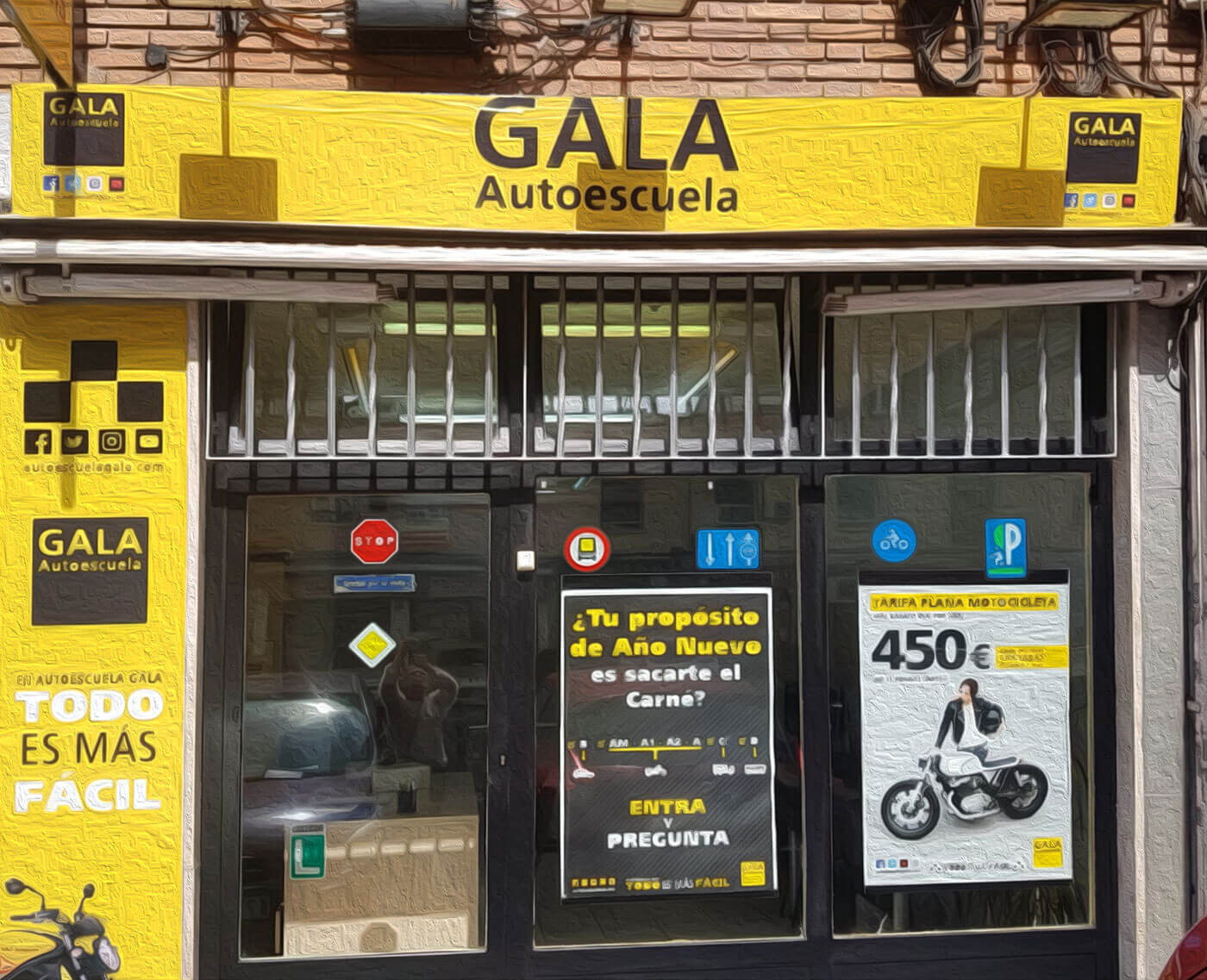 Fachada-Marques-Vadillo-Autoescuela-Gala